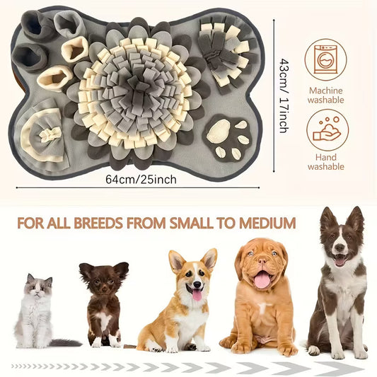 🐾 Schnüffelteppich für Hunde – Interaktiv, langlebig und ideal für langsames Fressen