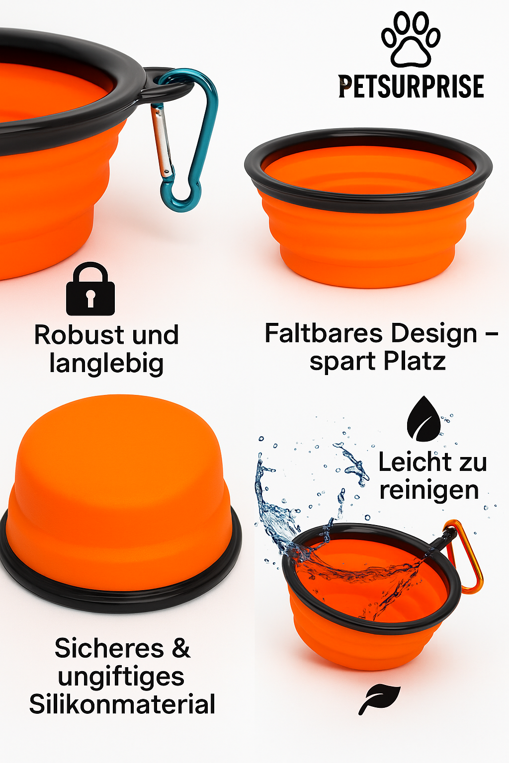Faltbarer Hundenapf