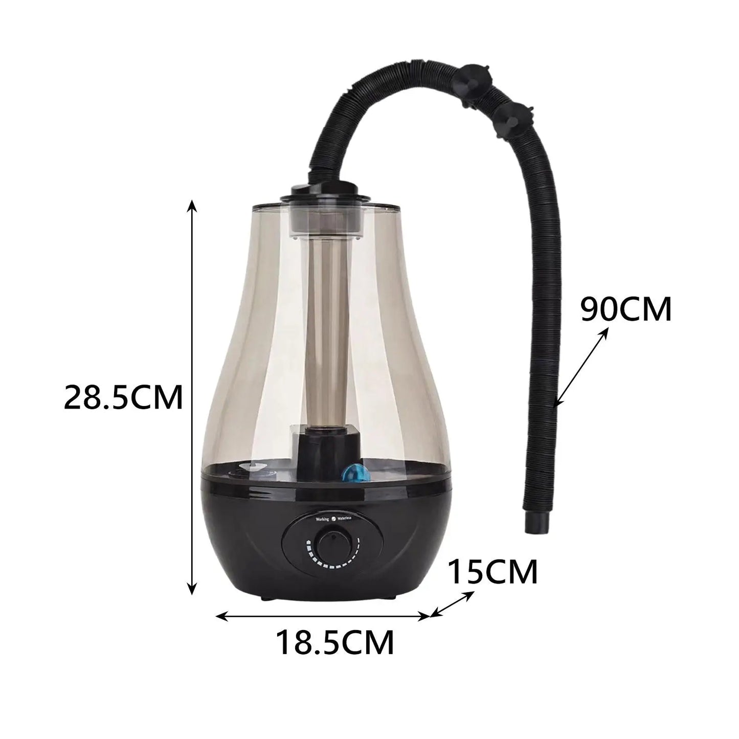 Terrarium Luftbefeuchter 3L – Reptilien Nebelmaschine mit Schlauchverlängerung für Schlangen, Chamäleons & Amphibien