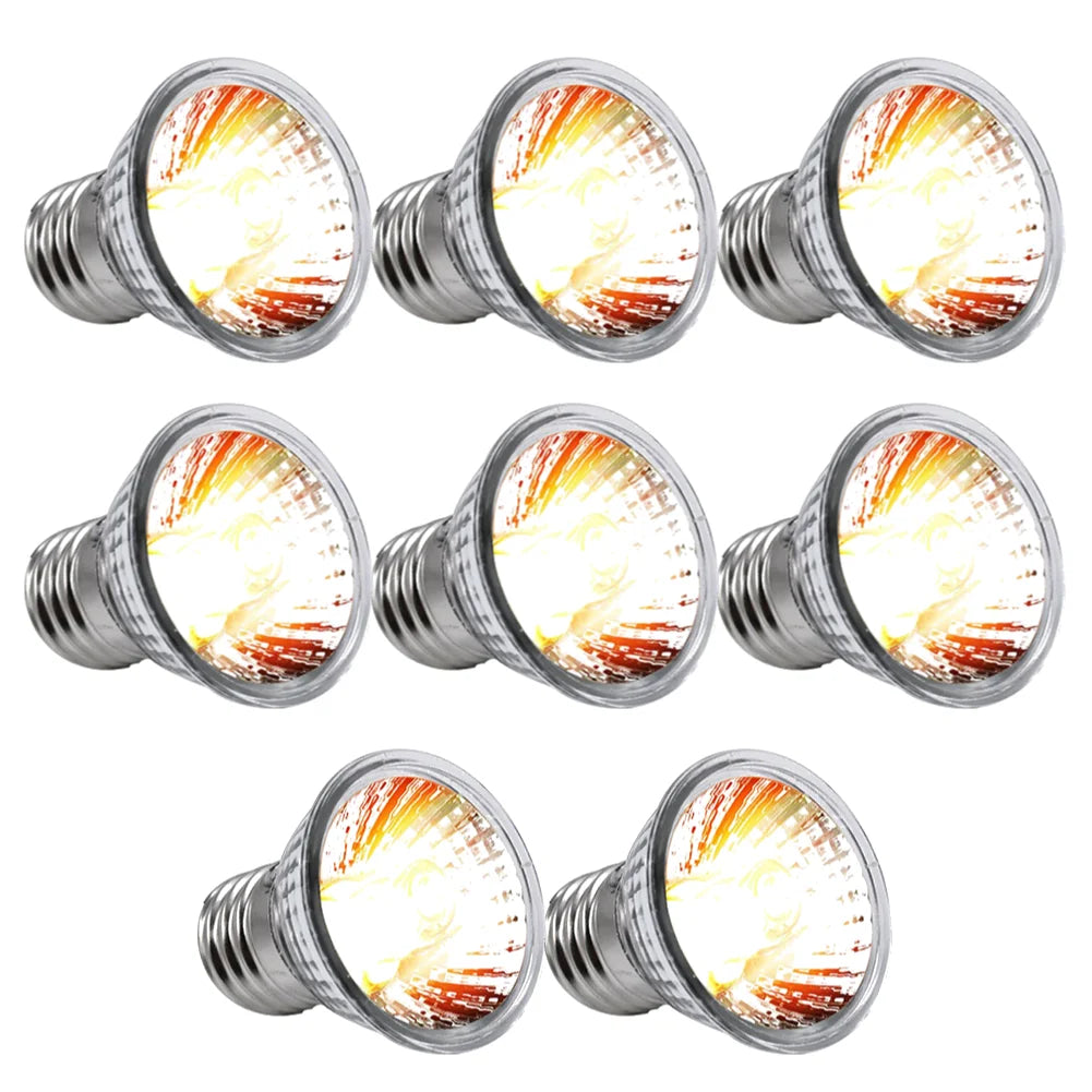 UVA+UVB Reptilienlampe 25W / 50W / 75W – Heiz- & Sonnenlampe für Schildkröten, Echsen & Amphibien