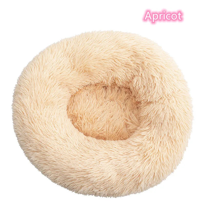 Katzenbett „Donut“ – Super Weich, Waschbar & Beruhigend, Plüsch-Haustierbett in 5 Größen (S–XXL)