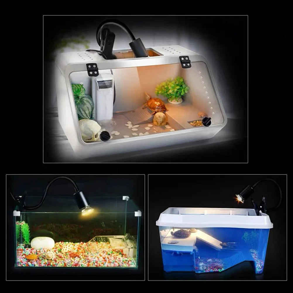 UVA+UVB Reptilienlampe 25W / 50W / 75W – Heiz- & Sonnenlampe für Schildkröten, Echsen & Amphibien
