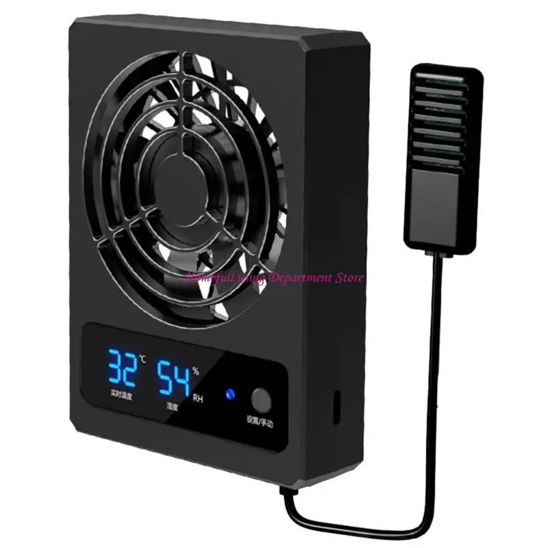 Intelligenter Terrarium-Kühlventilator – Mit LED-Temperaturanzeige & Automatischer Steuerung | Für Reptilien & Amphibien