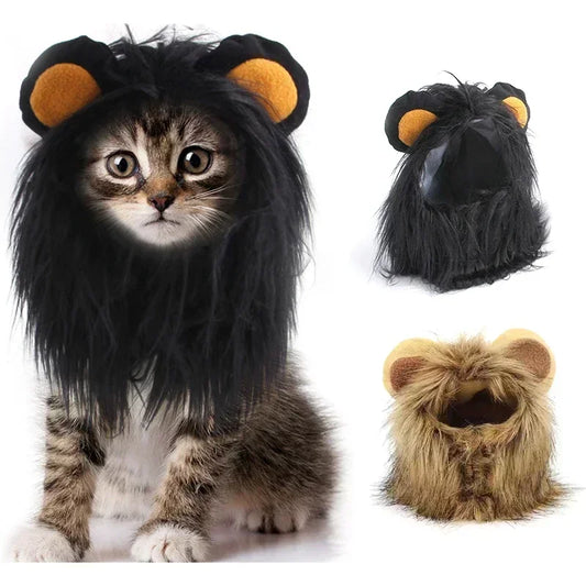 🦁🐾 Löwenmähne für Katzen & Hunde – Lustige Verkleidung für Halloween, Weihnachten & Partys