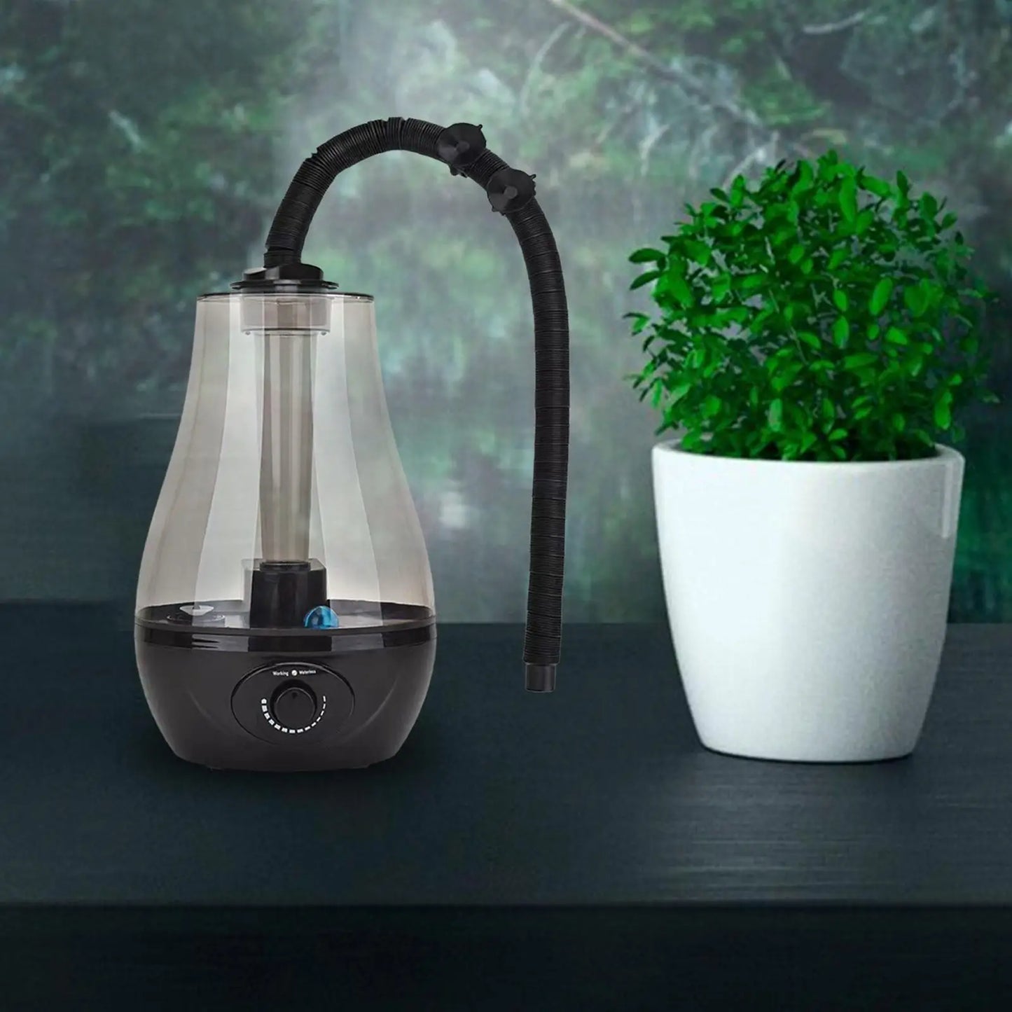 Terrarium Luftbefeuchter 3L – Reptilien Nebelmaschine mit Schlauchverlängerung für Schlangen, Chamäleons & Amphibien