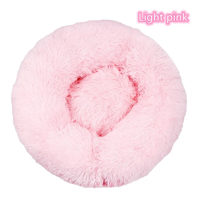 Katzenbett „Donut“ – Super Weich, Waschbar & Beruhigend, Plüsch-Haustierbett in 5 Größen (S–XXL)