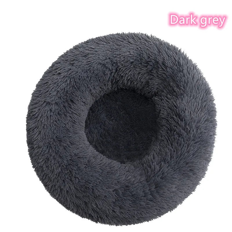 Katzenbett „Donut“ – Super Weich, Waschbar & Beruhigend, Plüsch-Haustierbett in 5 Größen (S–XXL)