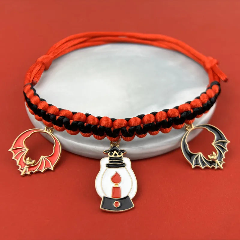 🐾 Halloween-Haustierhalsband mit Anhänger – Handgefertigt für Katzen & kleine Hunde