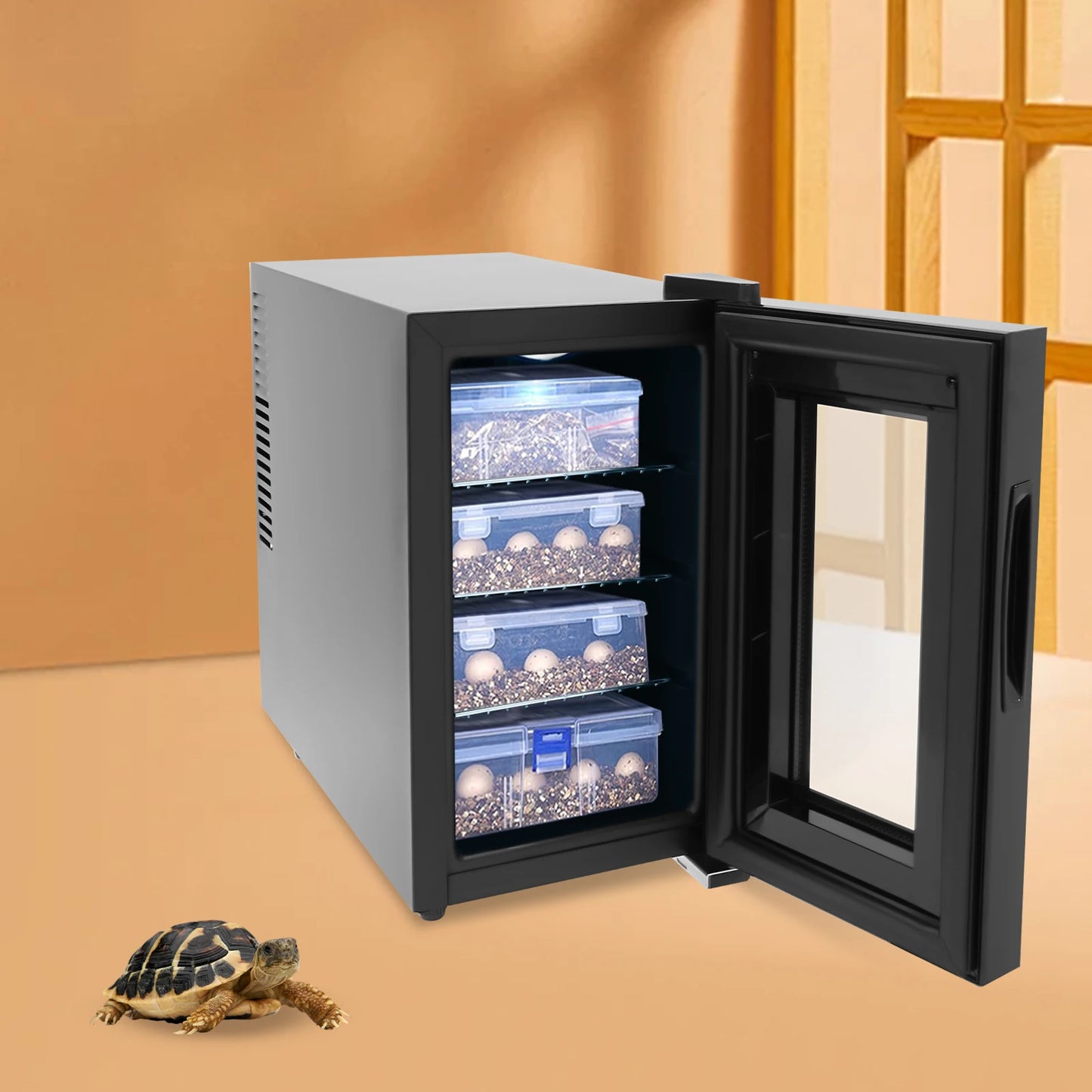 23L Reptilien-Ei-Inkubator – LED-Display & Präzise Temperaturkontrolle 10–40 °C | Brutkasten für Reptilien, Amphibien & Geflügel