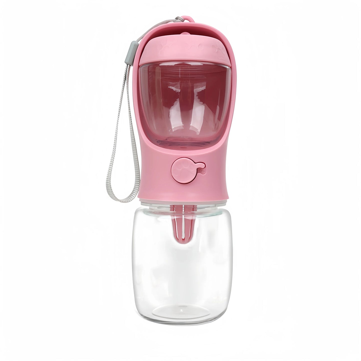 🐾 Tragbare Hunde- & Katzen-Wasserflasche mit Futterbehälter – 2-in-1 Reise-Trinkflasche