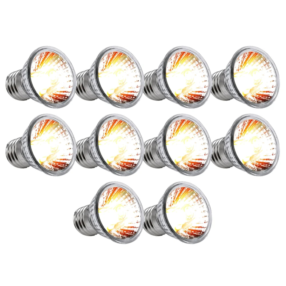 UVA+UVB Reptilienlampe 25W / 50W / 75W – Heiz- & Sonnenlampe für Schildkröten, Echsen & Amphibien