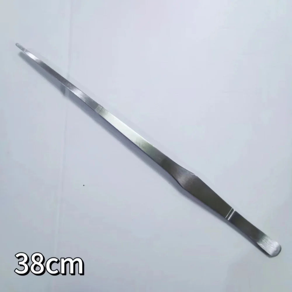 Aquarium Pinzette aus Edelstahl – 27/38/48 cm | Gerade & gebogene Pinzette für Aquascaping & Fütterung