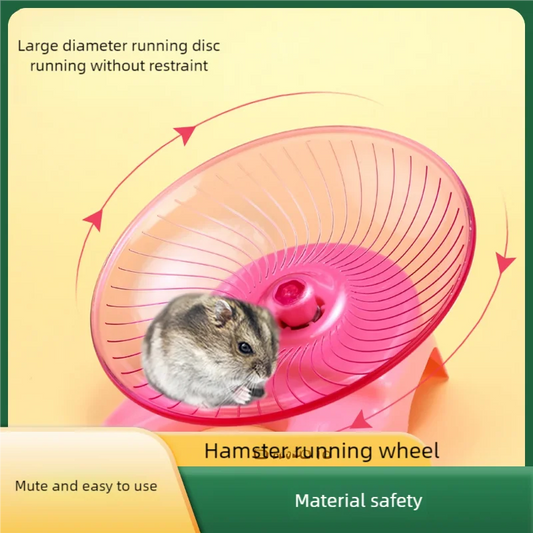 Leises Laufrad für Kleintiere – Hamster, Mäuse & Papageien | Sicheres & langlebiges Trainingsrad