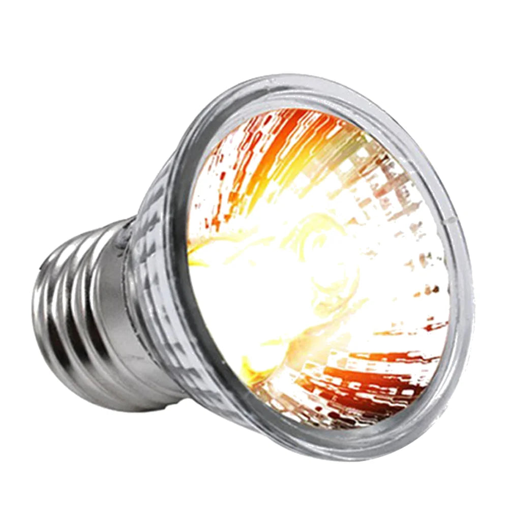 UVA+UVB Reptilienlampe 25W / 50W / 75W – Heiz- & Sonnenlampe für Schildkröten, Echsen & Amphibien