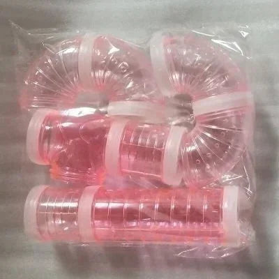 Hamster Tunnel-Set – U-förmige Kunststoffröhren für Käfigerweiterung & Spielspaß | DIY Röhrensystem für Goldhamster