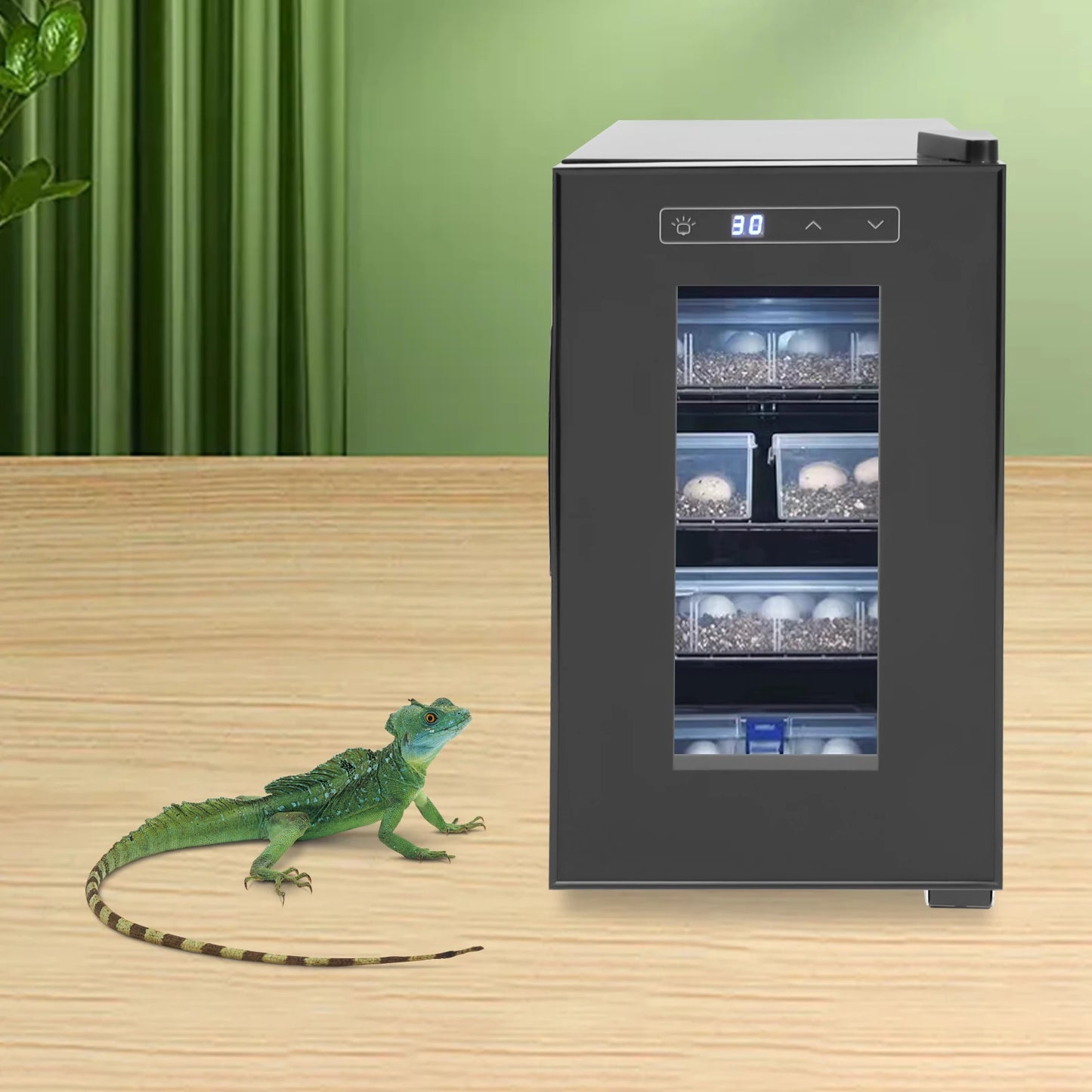 23L Reptilien-Ei-Inkubator – LED-Display & Präzise Temperaturkontrolle 10–40 °C | Brutkasten für Reptilien, Amphibien & Geflügel