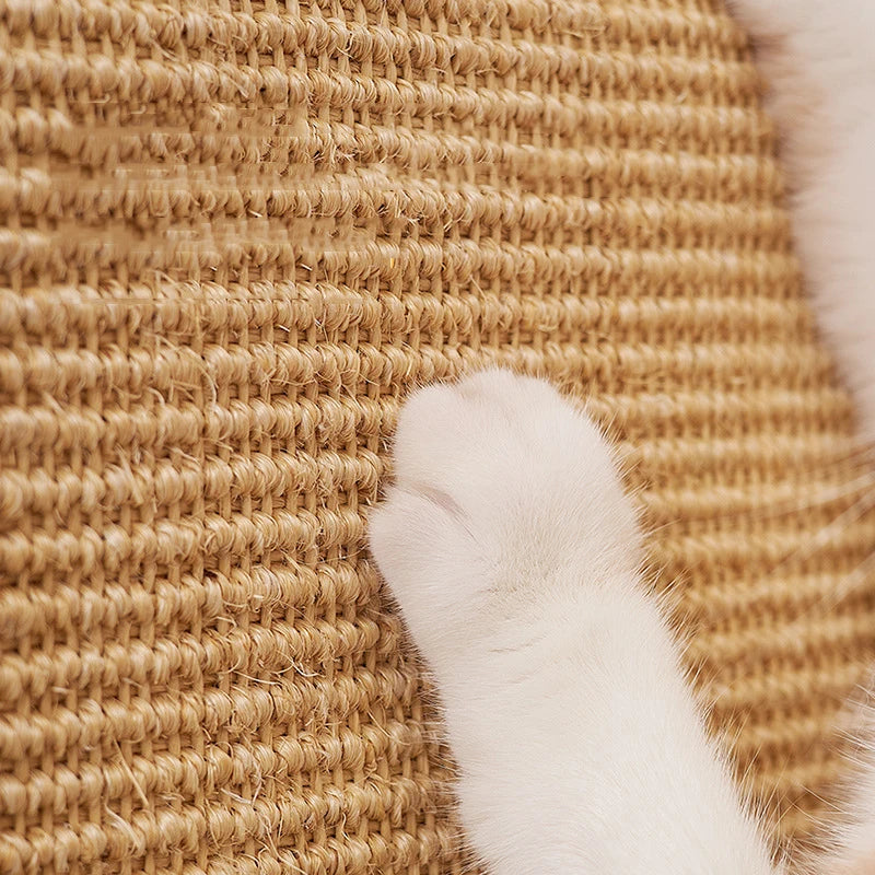 Katzenkratzbrett aus Sisal – Wandmontage, Möbel-Schutz & Flexibles Kratzpad