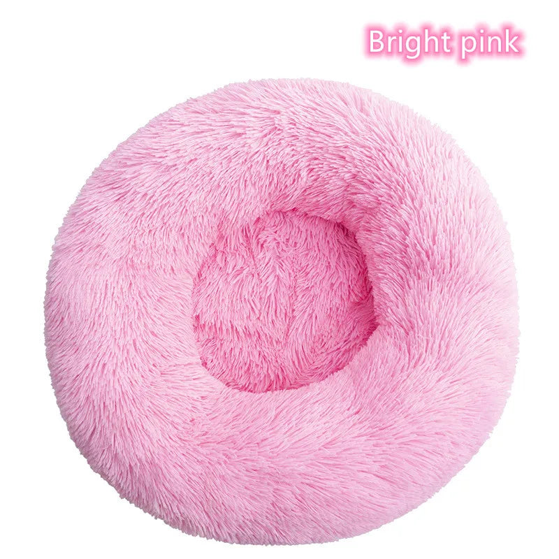 Katzenbett „Donut“ – Super Weich, Waschbar & Beruhigend, Plüsch-Haustierbett in 5 Größen (S–XXL)
