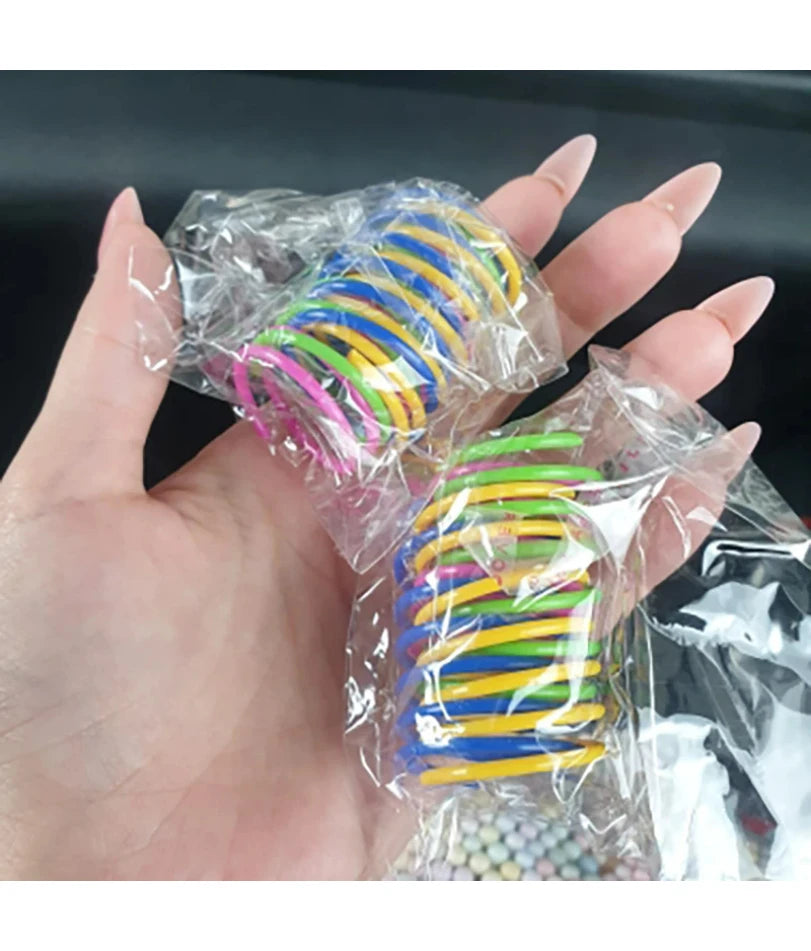 🐾 Colorful Cat Spring Toys – Durable Coil Spirals for Kittens & Cats (Set of 4/8/16/20pcs)
