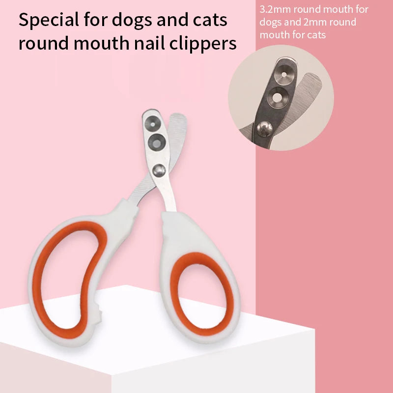 Professionelle Krallenschere für Katzen & kleine Hunde – Edelstahl, Sicher & Präzise