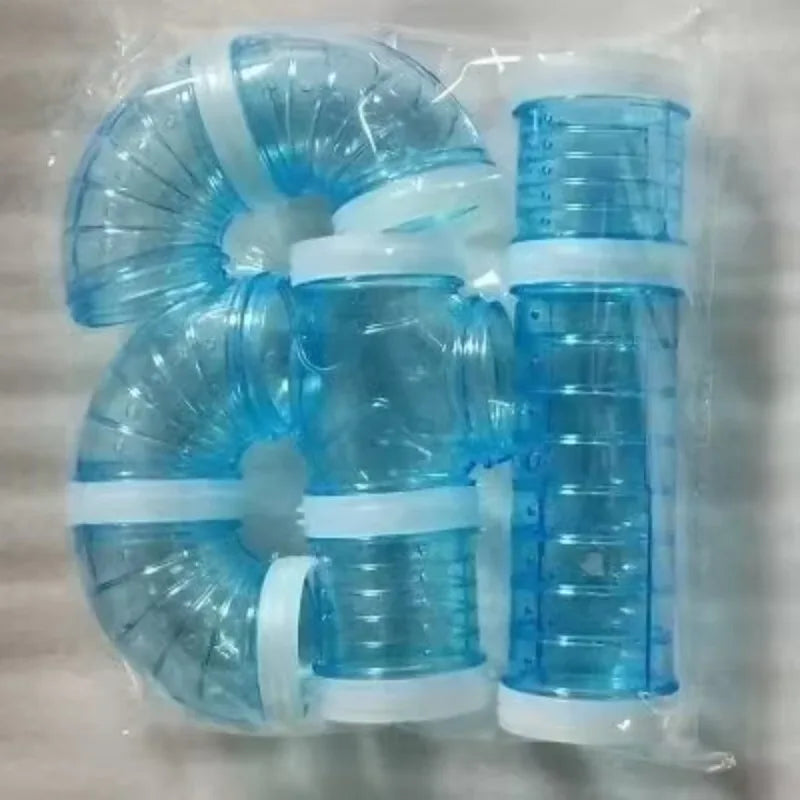 Hamster Tunnel-Set – U-förmige Kunststoffröhren für Käfigerweiterung & Spielspaß | DIY Röhrensystem für Goldhamster