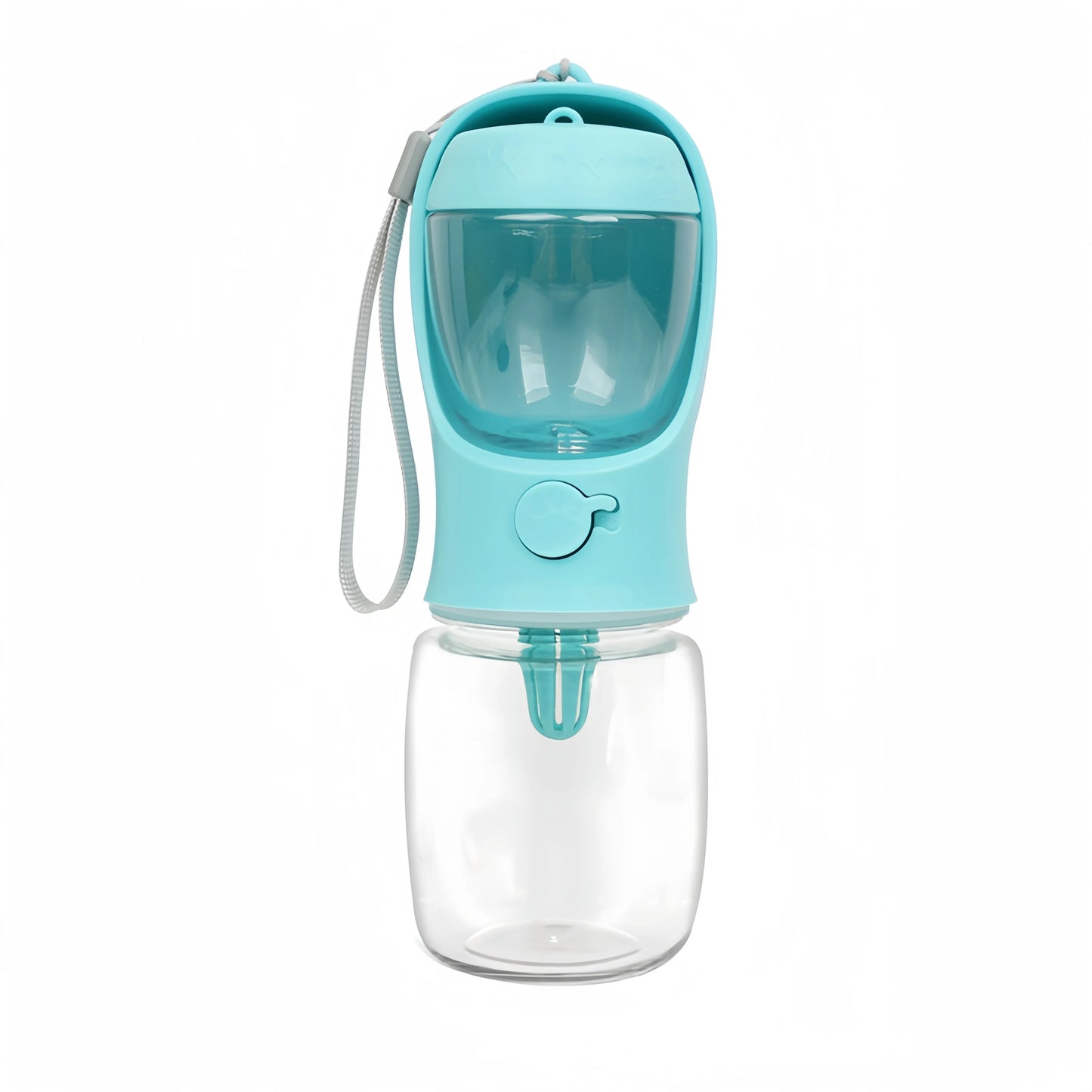 🐾 Tragbare Hunde- & Katzen-Wasserflasche mit Futterbehälter – 2-in-1 Reise-Trinkflasche