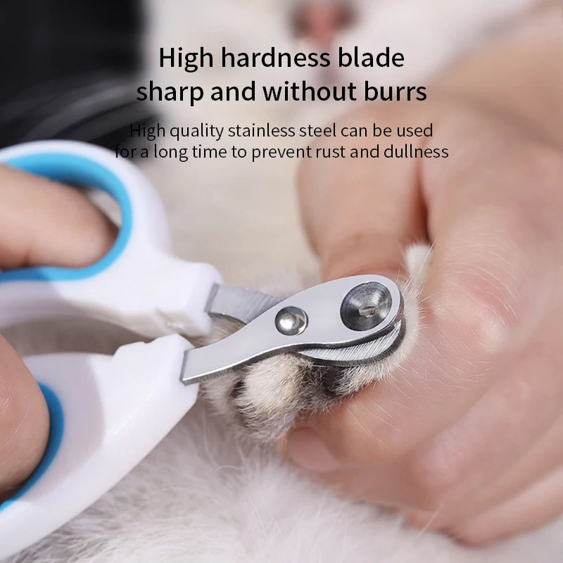 Professionelle Krallenschere für Katzen & kleine Hunde – Edelstahl, Sicher & Präzise