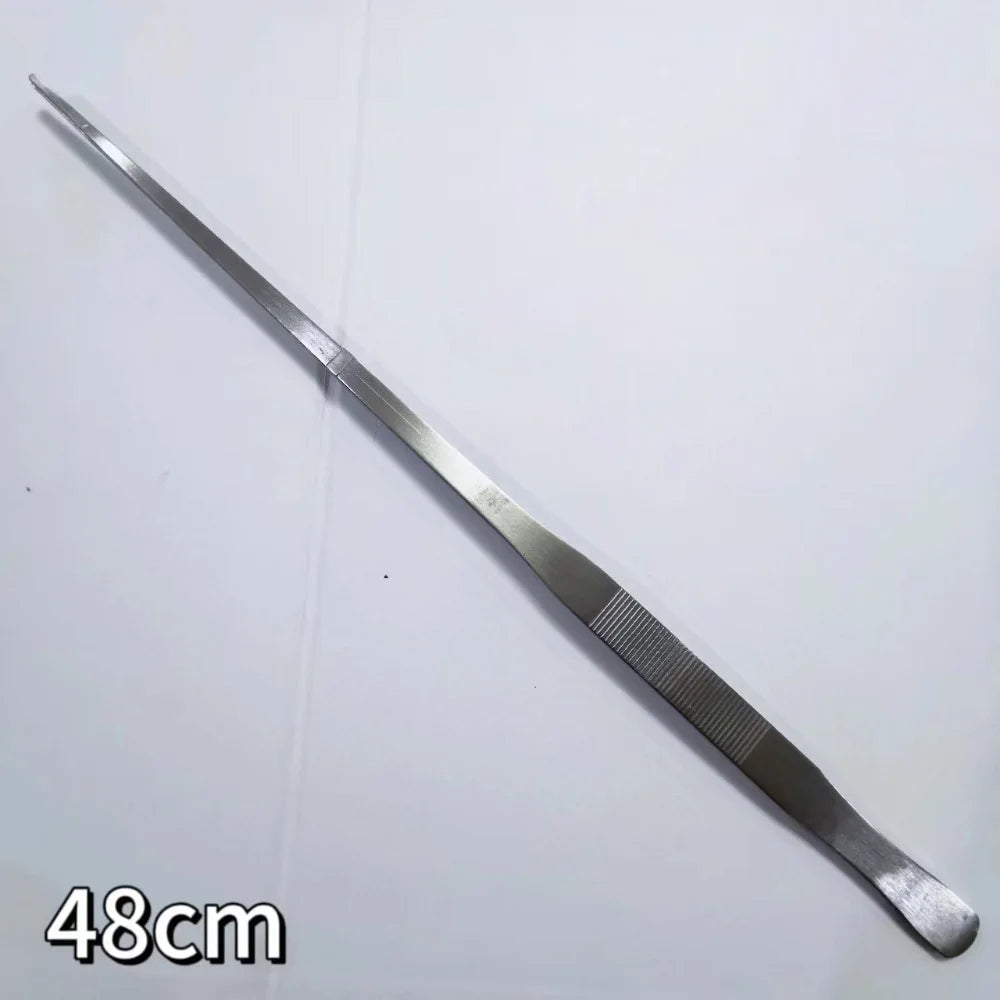 Aquarium Pinzette aus Edelstahl – 27/38/48 cm | Gerade & gebogene Pinzette für Aquascaping & Fütterung