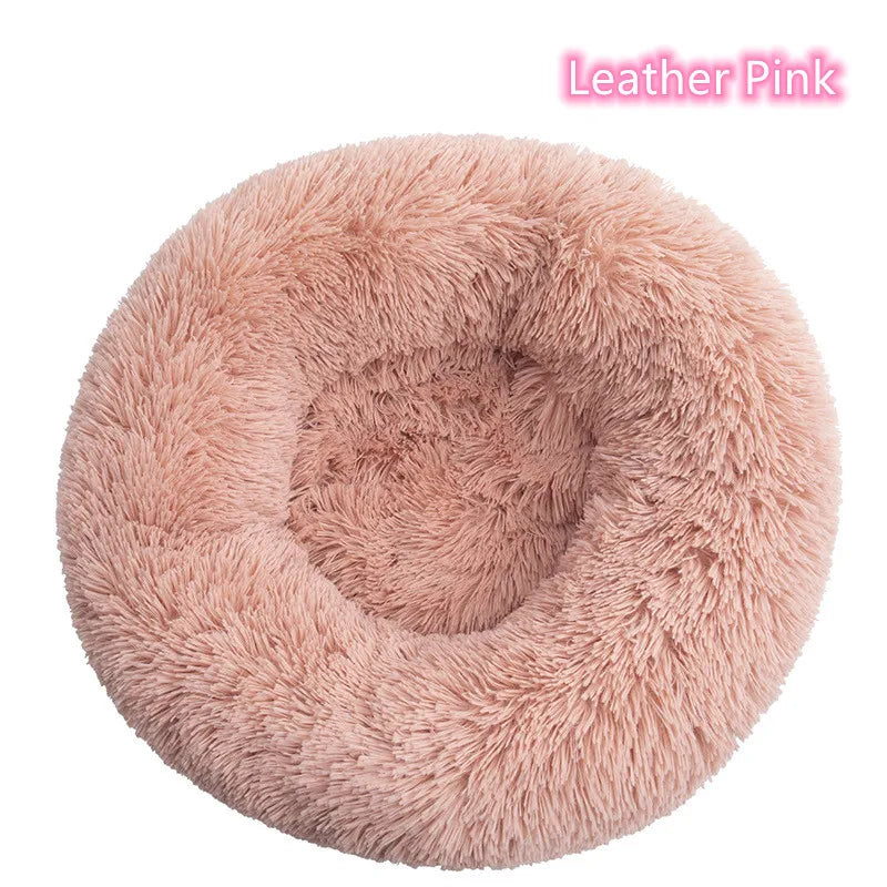 Katzenbett „Donut“ – Super Weich, Waschbar & Beruhigend, Plüsch-Haustierbett in 5 Größen (S–XXL)