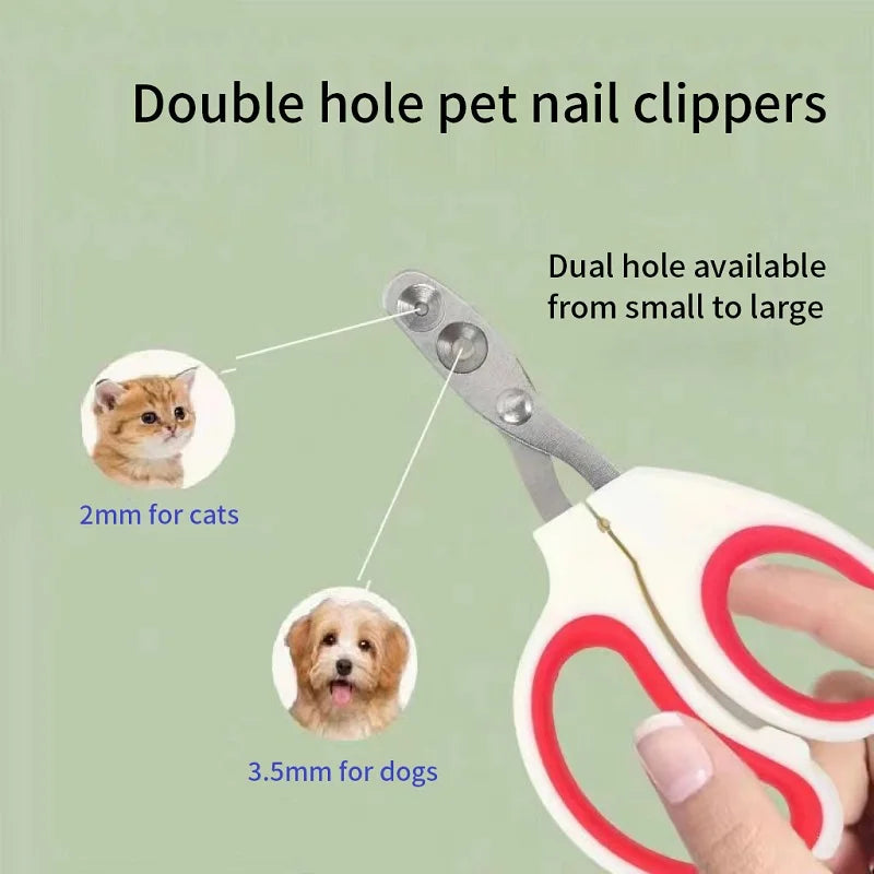 Professionelle Krallenschere für Katzen & kleine Hunde – Edelstahl, Sicher & Präzise