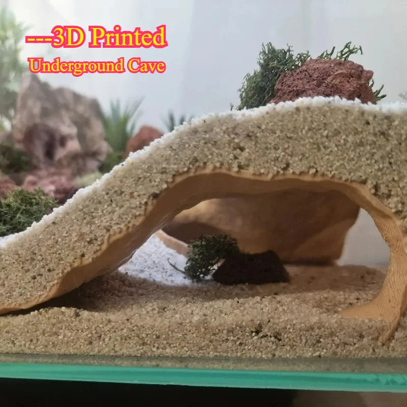 3D-gedruckte Aquarium-Höhle aus PETG – Unterwasser-Versteck für Fische, Garnelen & Reptilien | Dekoration & Unterschlupf