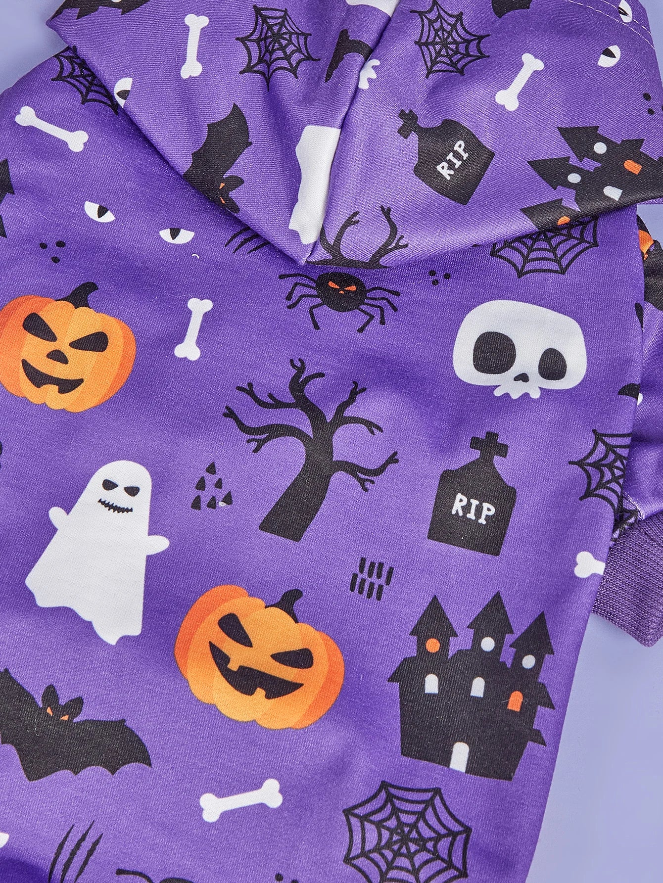 🎃🐕 Halloween Hundekostüm – Warmer Hoodie für kleine Hunde wie Französische Bulldogge, Mops & Terrier