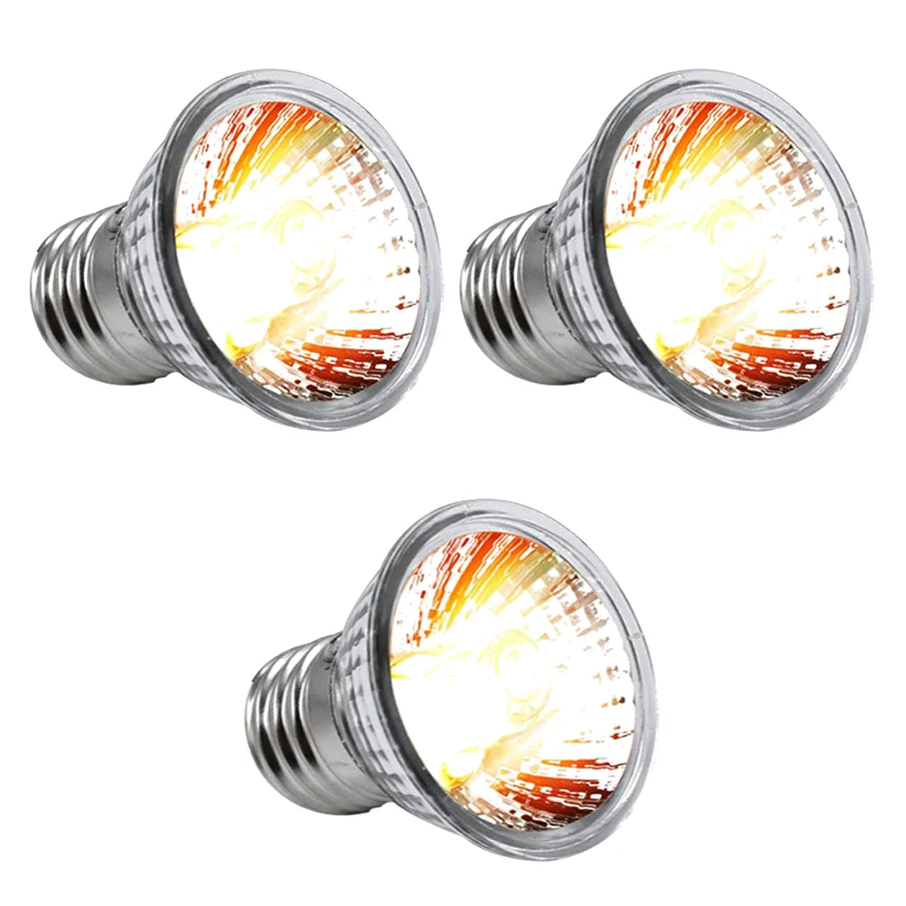 UVA+UVB Reptilienlampe 25W / 50W / 75W – Heiz- & Sonnenlampe für Schildkröten, Echsen & Amphibien