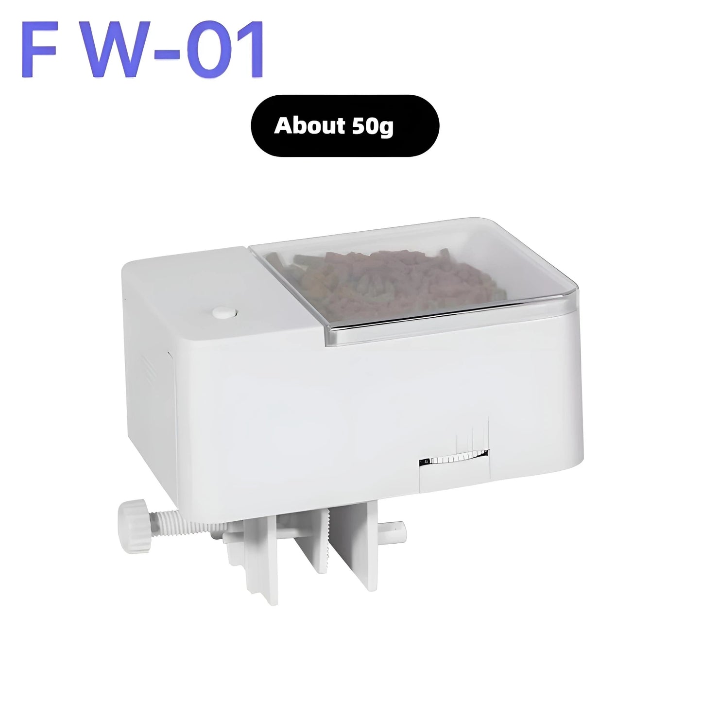 Automatischer Futterautomat für Aquarien – Intelligenter Fisch- & Schildkrötenfutterspender mit 4-Timer-Einstellungen, 250 g
