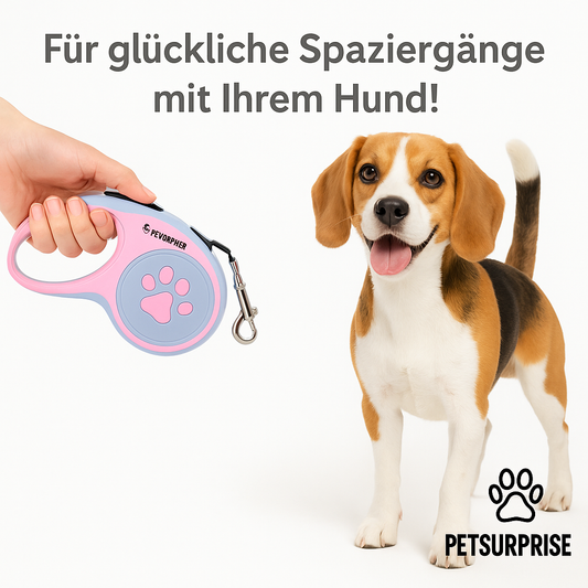 🐾 Automatik Hundeleine – Robust, Komfortabel & Ideal für Spaziergänge