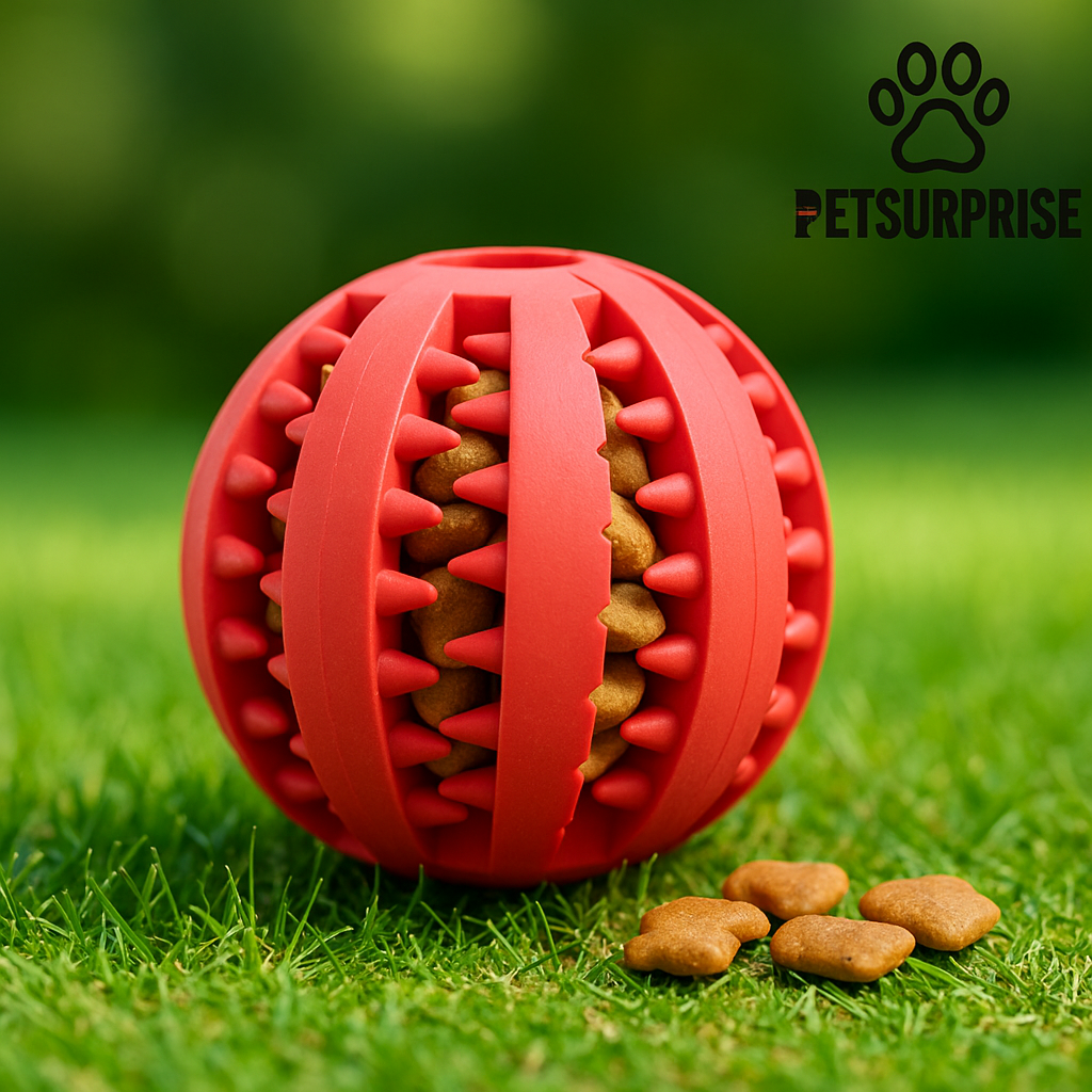 Interaktiver Hundeball aus Gummi – Für alle Rassen