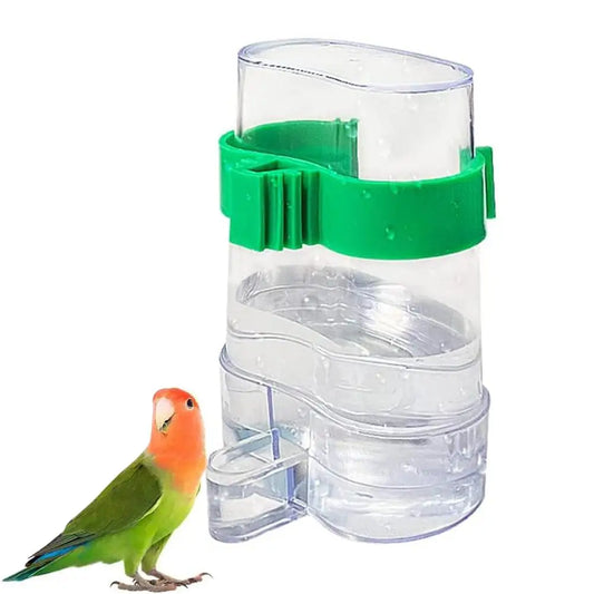 Automatischer Vogel-Wasserspender – Transparent, für Wellensittiche, Nymphensittiche, Kanarien & Co.