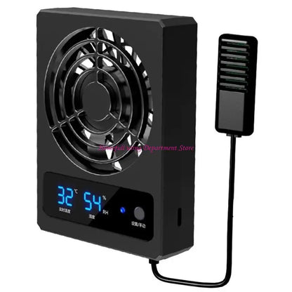 Intelligenter Terrarium-Kühlventilator – Mit LED-Temperaturanzeige & Automatischer Steuerung | Für Reptilien & Amphibien