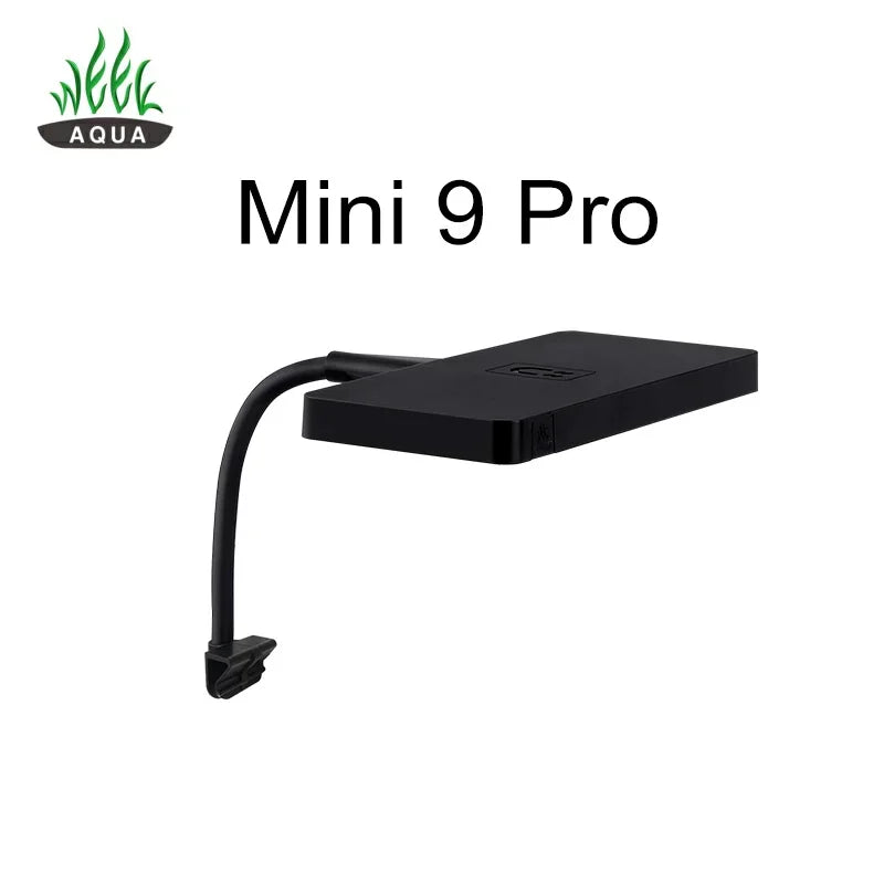 WEEK AQUA Mini 9 PRO – USB Aquarium LED Lampe | Vollspektrum Pflanzenlicht mit Bluetooth & App-Steuerung