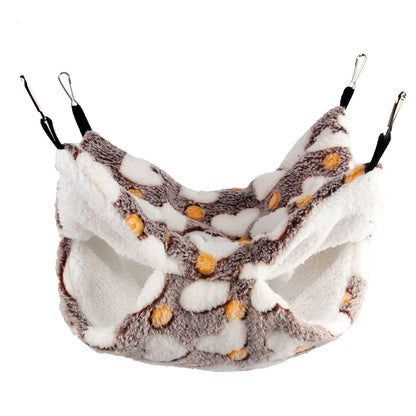 Doppellagige Kleintier-Hängematte – Warm & gemütlich für Hamster, Eichhörnchen & kleine Haustiere