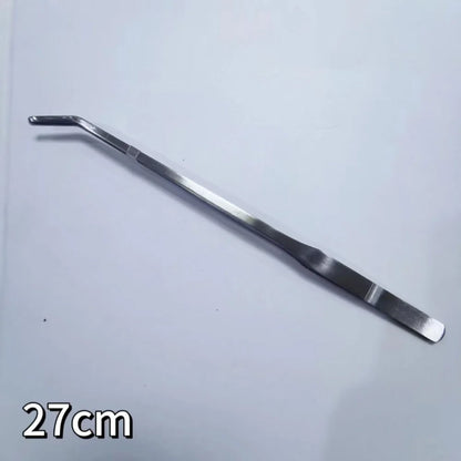 Aquarium Pinzette aus Edelstahl – 27/38/48 cm | Gerade & gebogene Pinzette für Aquascaping & Fütterung