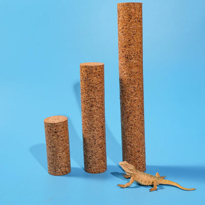 Kork-Kletterstamm für Reptilien – Natürlicher Kletterstock für Echsen, Geckos & Kleintiere