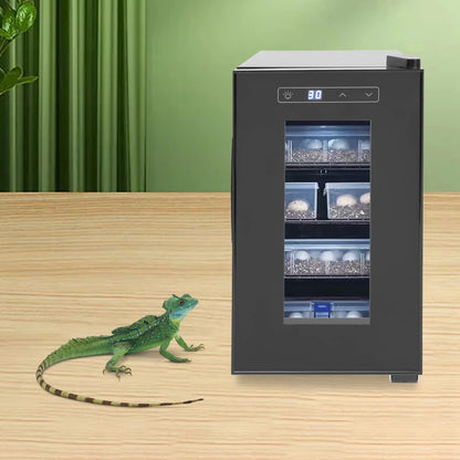 23L Reptilien-Ei-Inkubator – LED-Display & Präzise Temperaturkontrolle 10–40 °C | Brutkasten für Reptilien, Amphibien & Geflügel