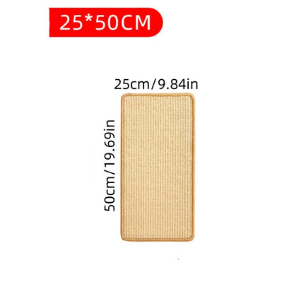 Katzenkratzbrett aus Sisal – Wandmontage, Möbel-Schutz & Flexibles Kratzpad
