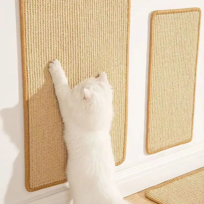 Katzenkratzbrett aus Sisal – Wandmontage, Möbel-Schutz & Flexibles Kratzpad