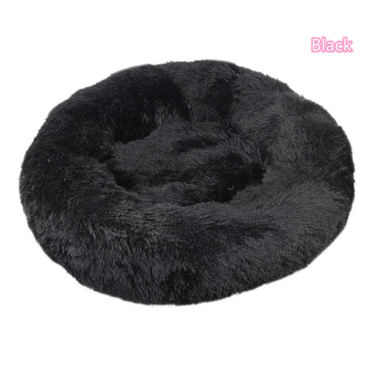 Katzenbett „Donut“ – Super Weich, Waschbar & Beruhigend, Plüsch-Haustierbett in 5 Größen (S–XXL)