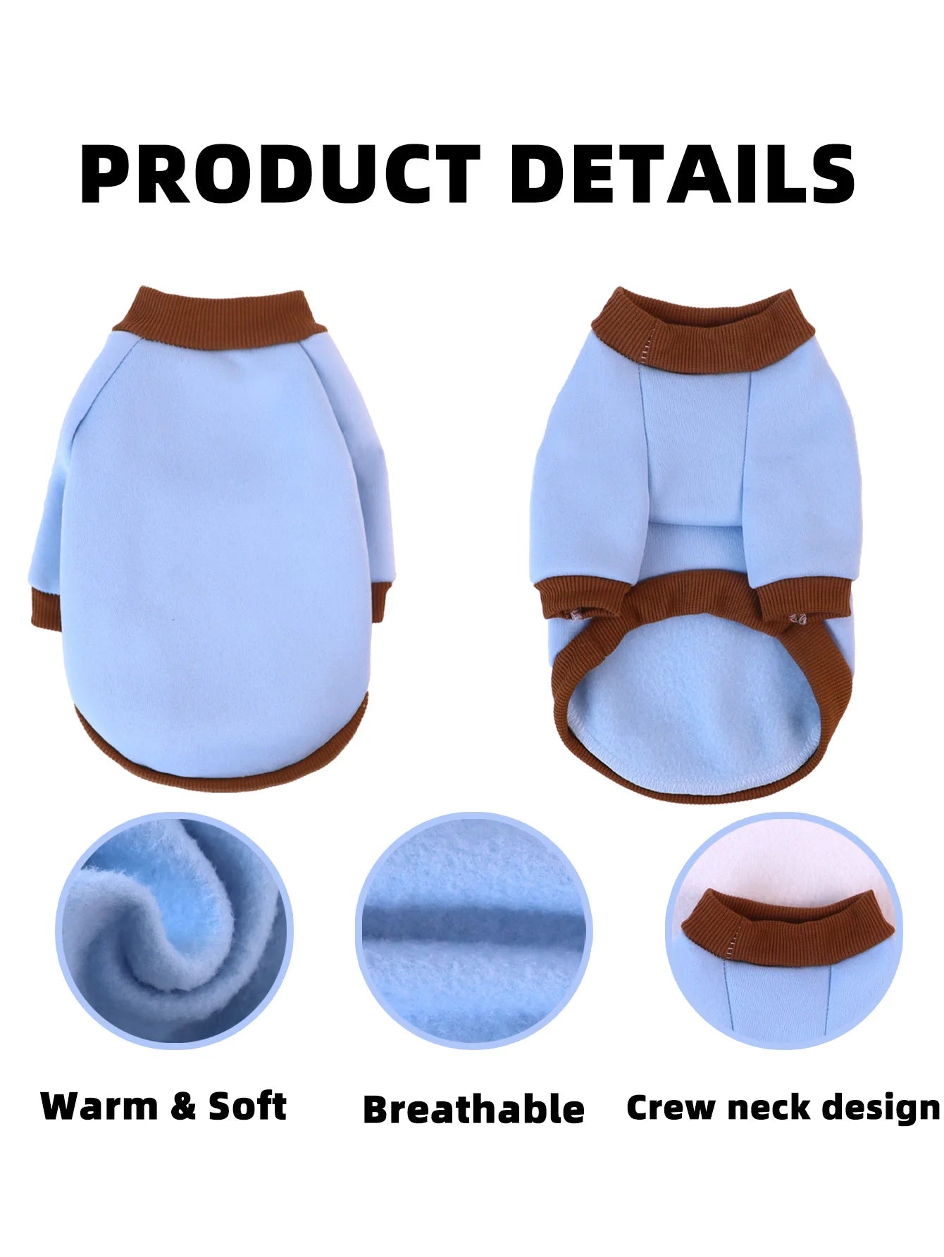 Weihnachts-Sweatshirt für Haustiere – Warmer Winterpullover für Katzen & Hunde, Größen XS-3XL, Perfekt für Weihnachtsfeiern