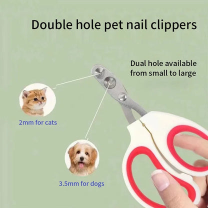 Professionelle Krallenschere für Katzen & kleine Hunde – Edelstahl, Sicher & Präzise