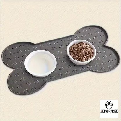 🐾 Napfunterlage in Knochenform – Rutschfest, Wasserdicht und Leicht zu Reinigen